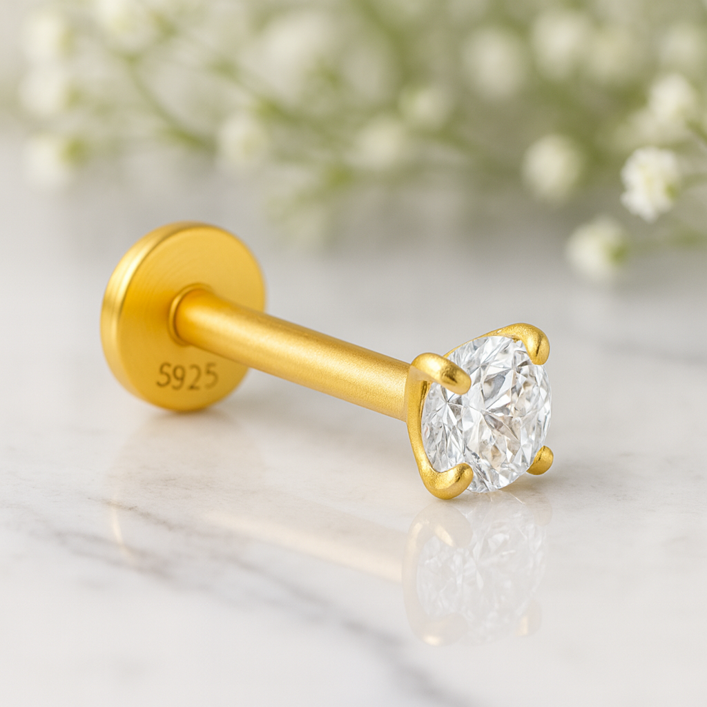 Polaris Gold Earring