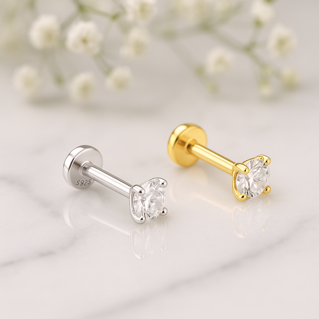 Polaris Gold Earring