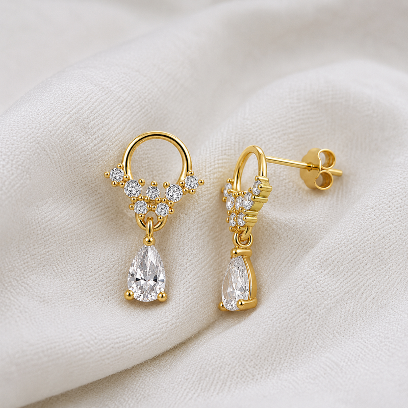 Stary Gold Earrings