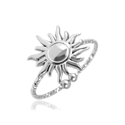 Anillo Mini Sun Plata