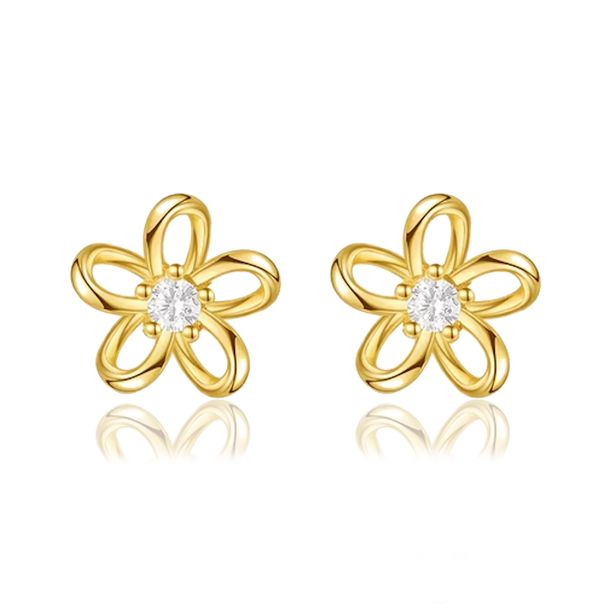 Pendientes Petalia Oro