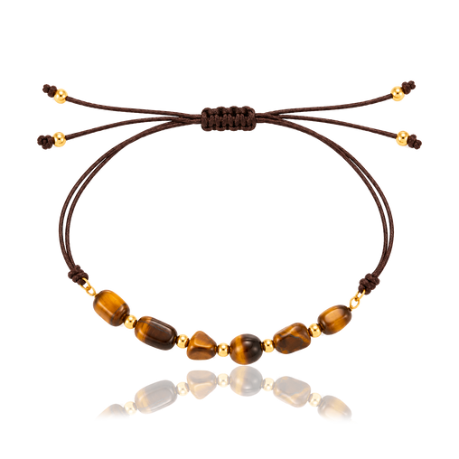 Pulsera Gea Ojo de Tigre Oro