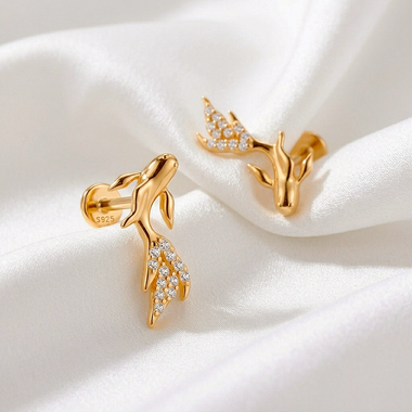 Pendiente Shiny Koi Oro
