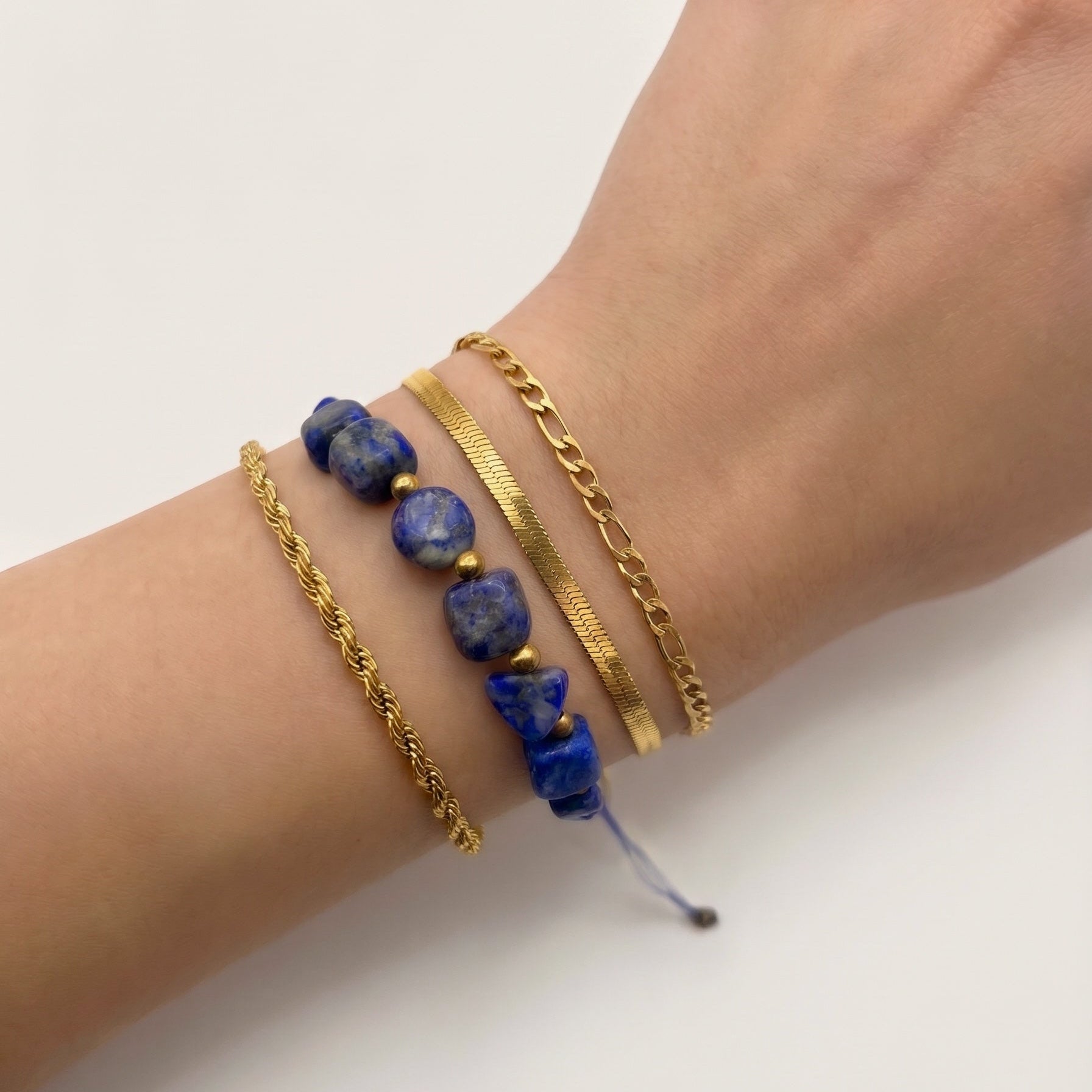 Bracciale 7 Nodi Lilla Iniziale Luminosa