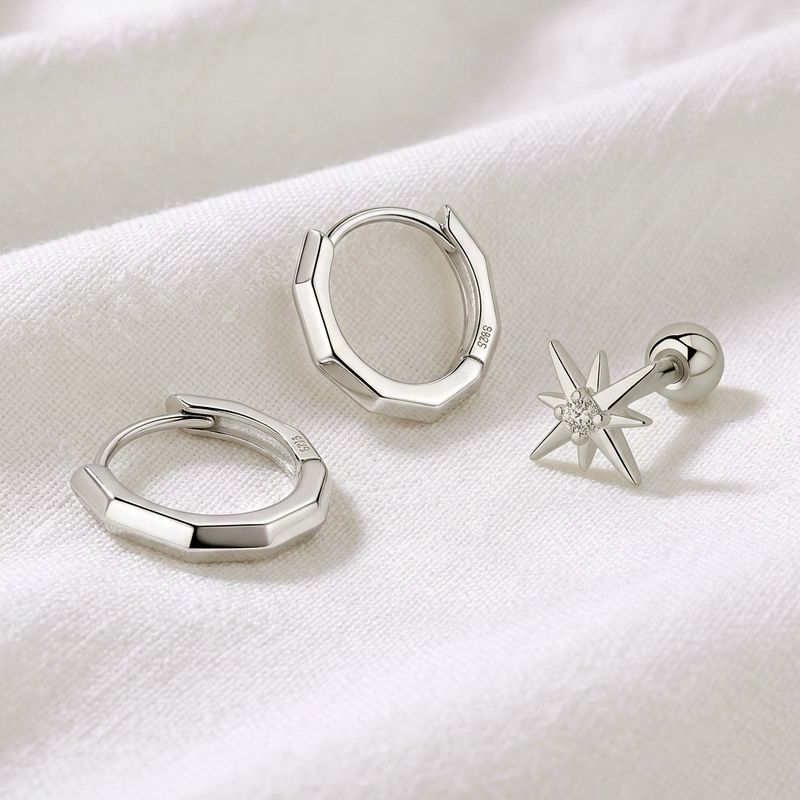 Set Cubic Star Plata
