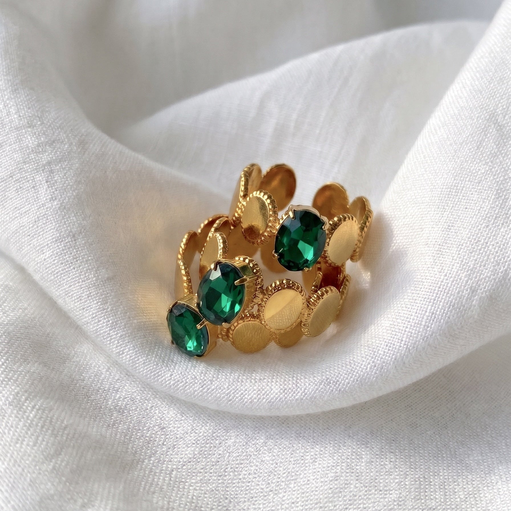 Anillo Viridia Green Oro