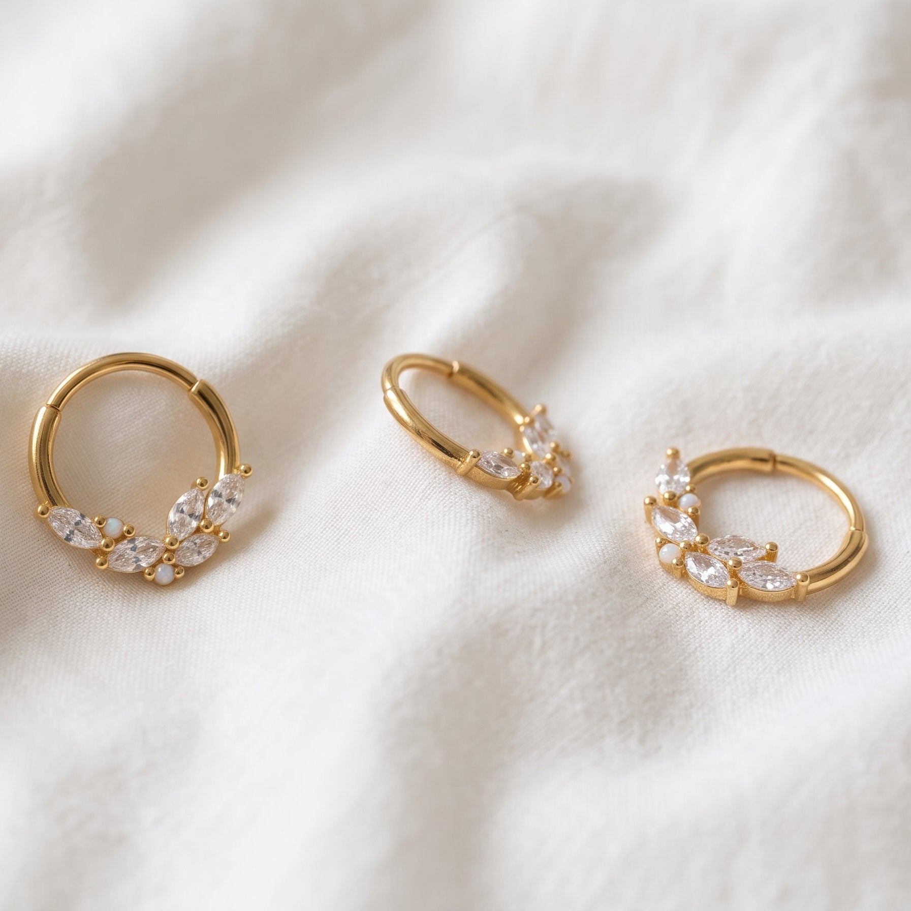 Anello Mini Foglie Oro