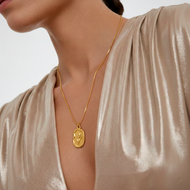 Collana Tulipano Oro