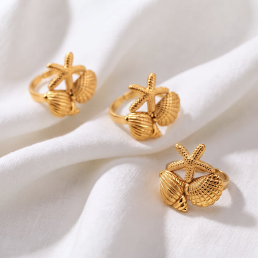 Anillo Sea Treasures Oro
