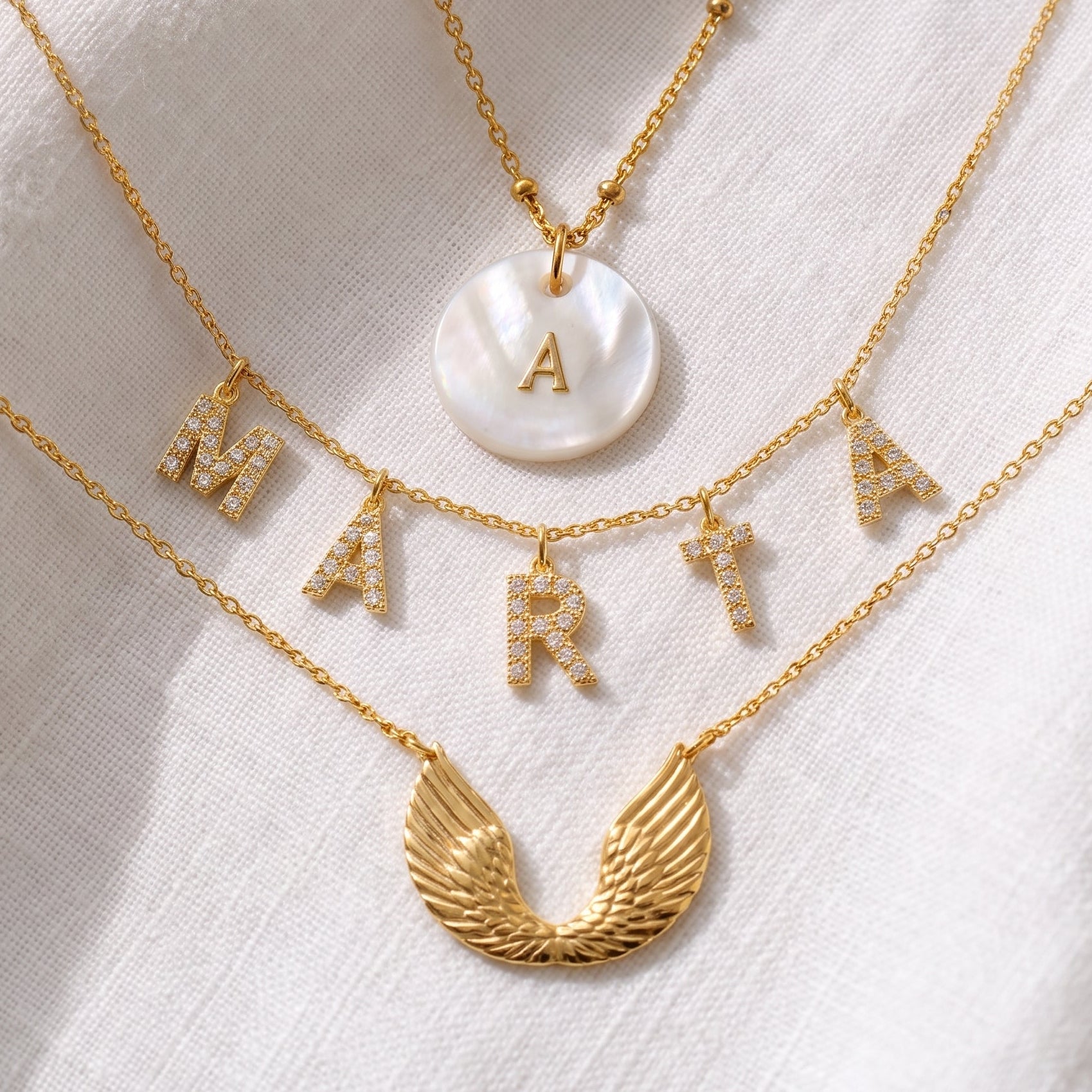 Collana Ali Oro