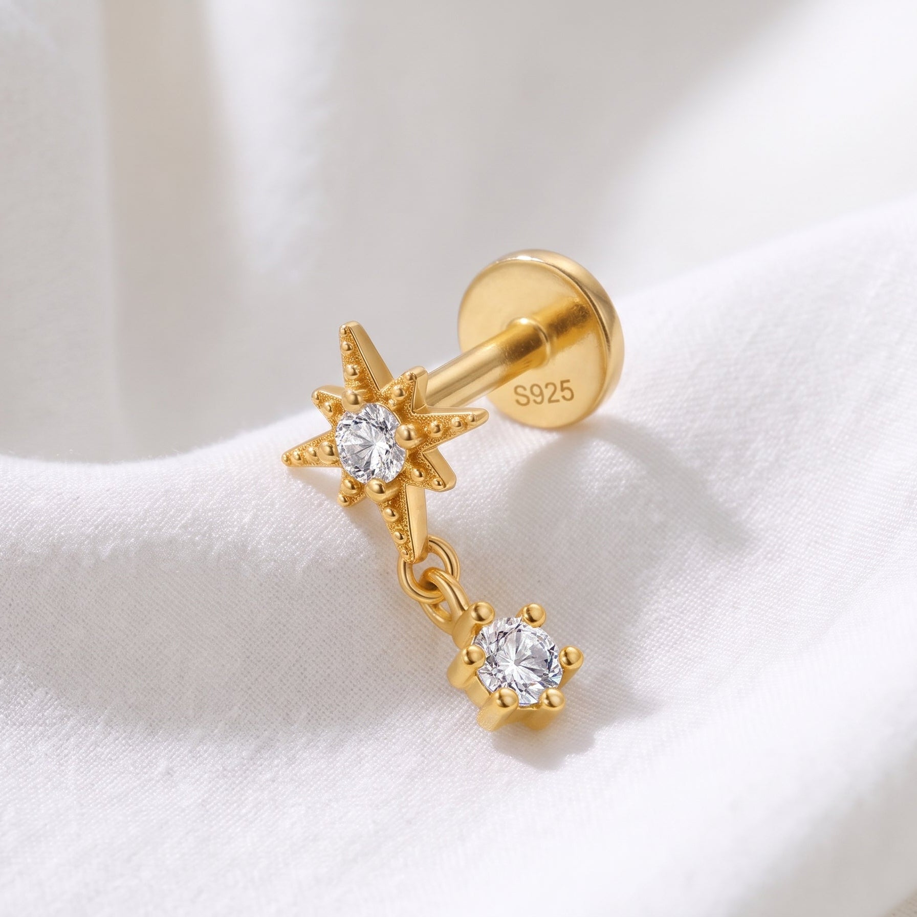 Pendiente Stella Drop Oro