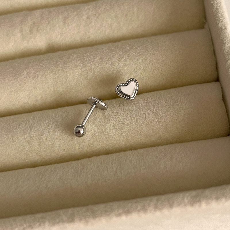 Pendiente Corazón Plata