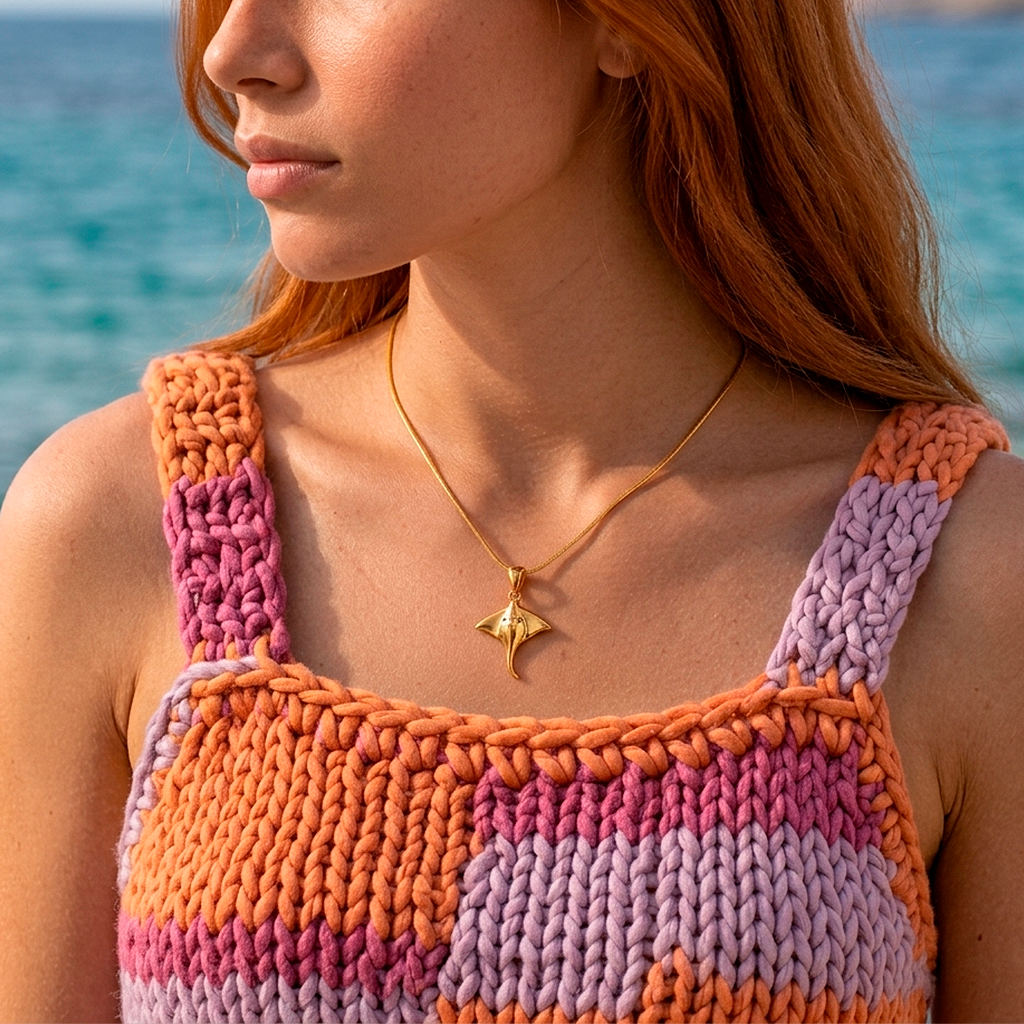 Gold Sun Necklace
