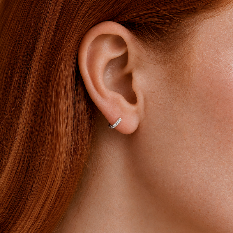 Aro Mini Blanco Plata - 6mm