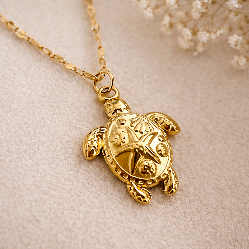 Collana Tartaruga Marina Oro