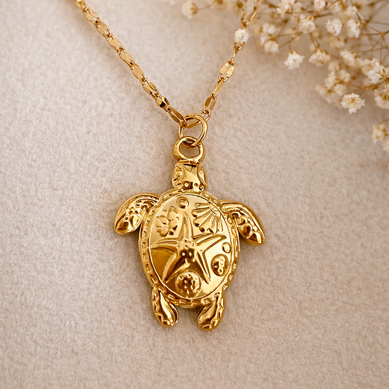 Collana Tartaruga Marina Oro