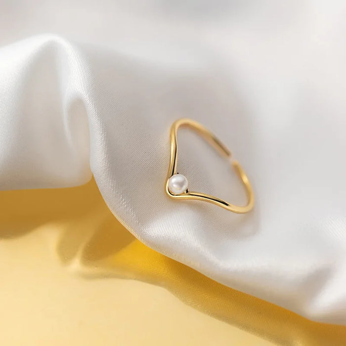Anello Perlina Oro