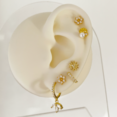 Aro Mini Blanco Oro - 6mm