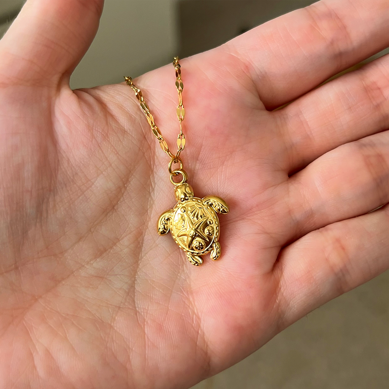 Collana Tartaruga Marina Oro