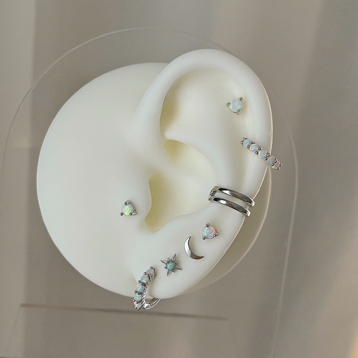 Ear Cuff Doble Plata