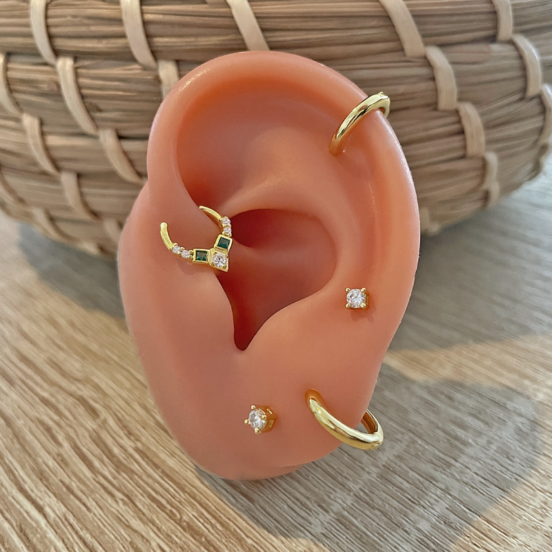Pendientes Brigitte Oro