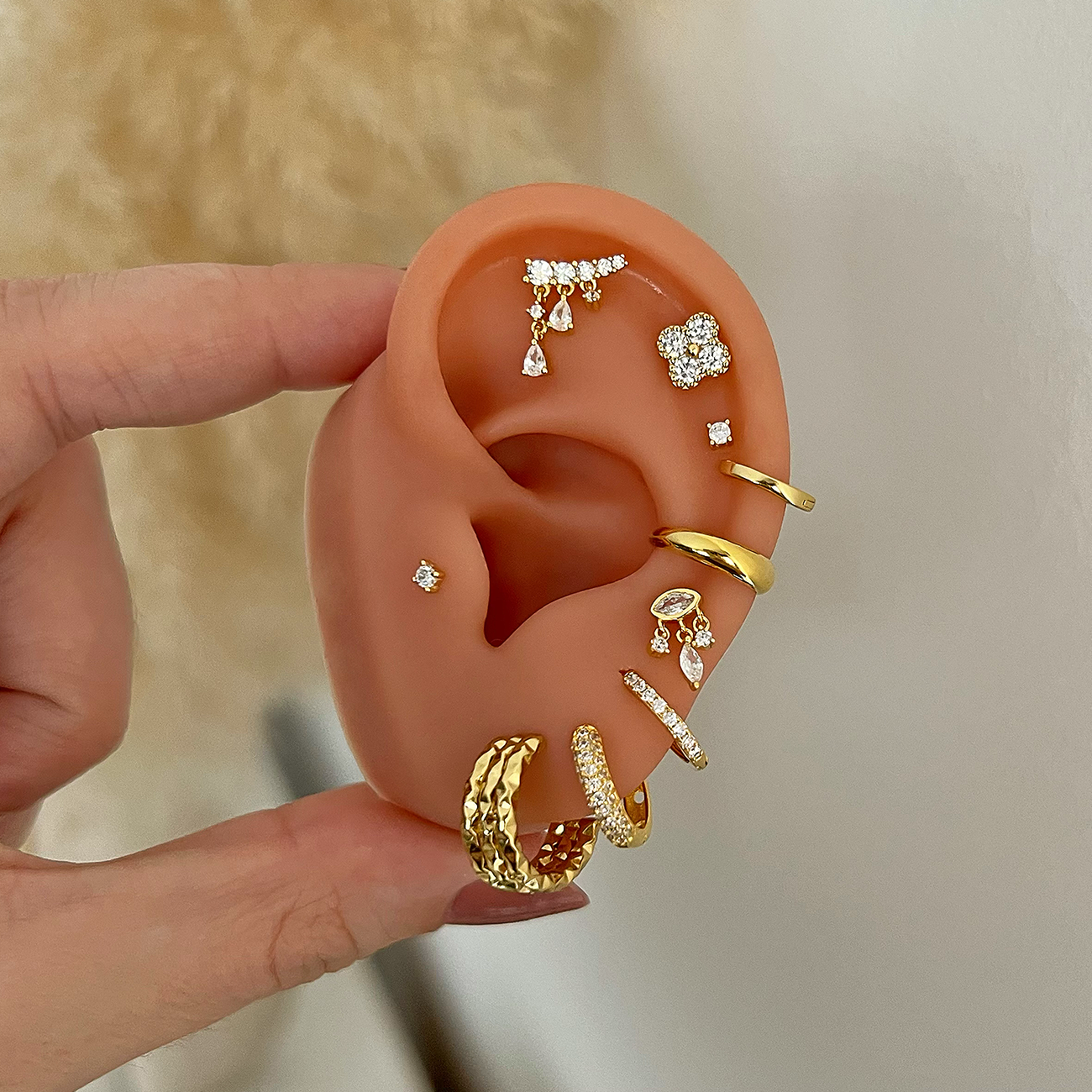 Stary Gold Earrings
