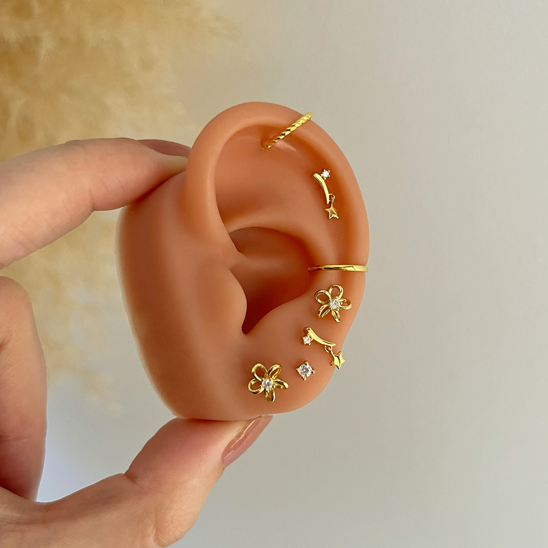 Stary Gold Earrings