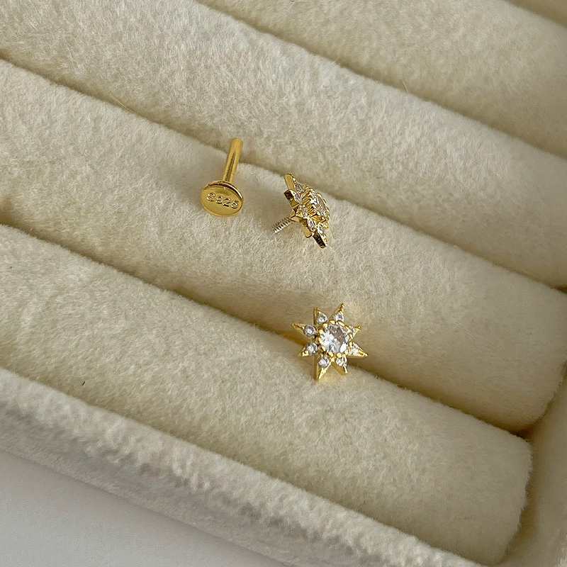 Polaris Gold Earring