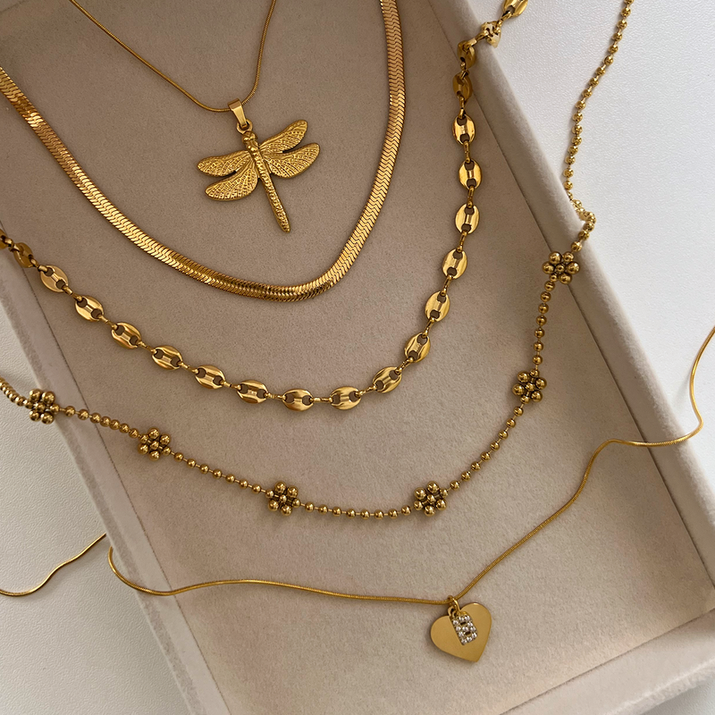 Collana Catena Serpente Oro - 4mm