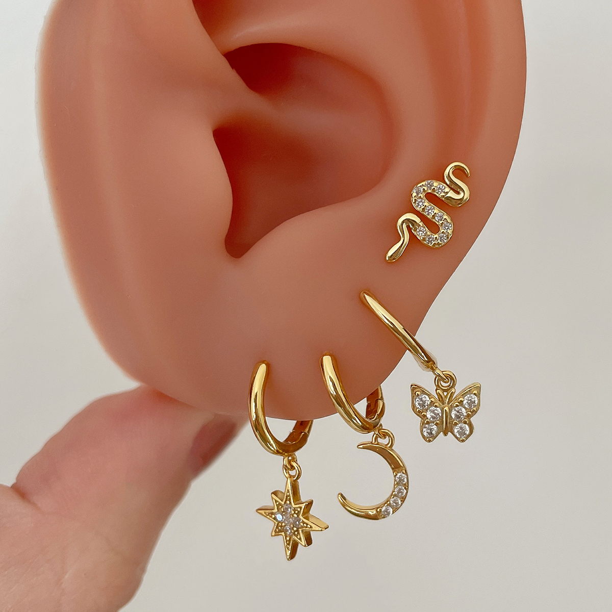 Aros Shiny Butterfly Oro