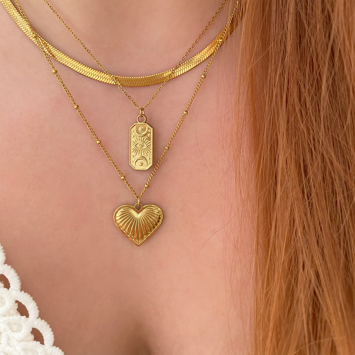 Gold Sun Necklace