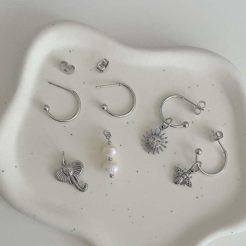 Charm Mini Ape Argento