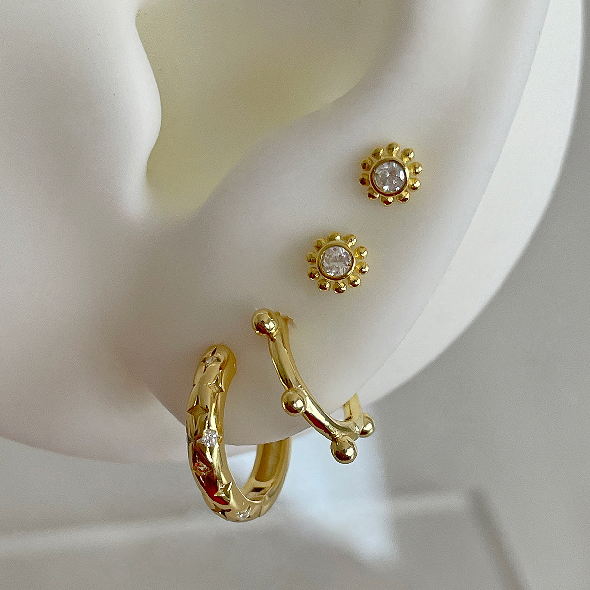 Polaris Gold Earring