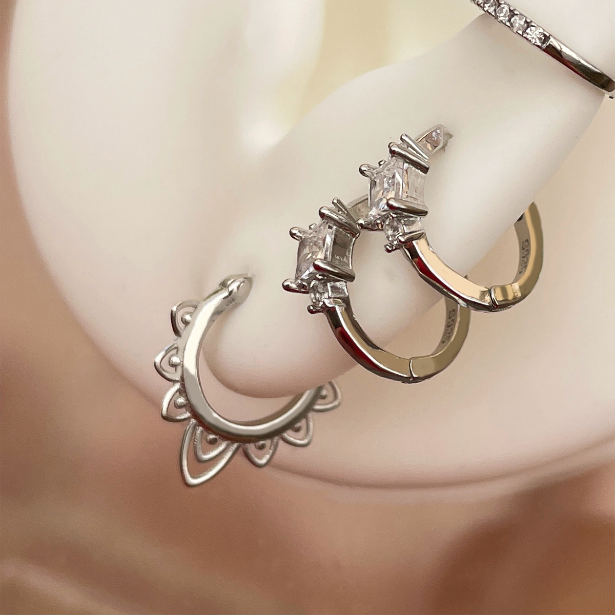 Aros Mini Mandala Plata