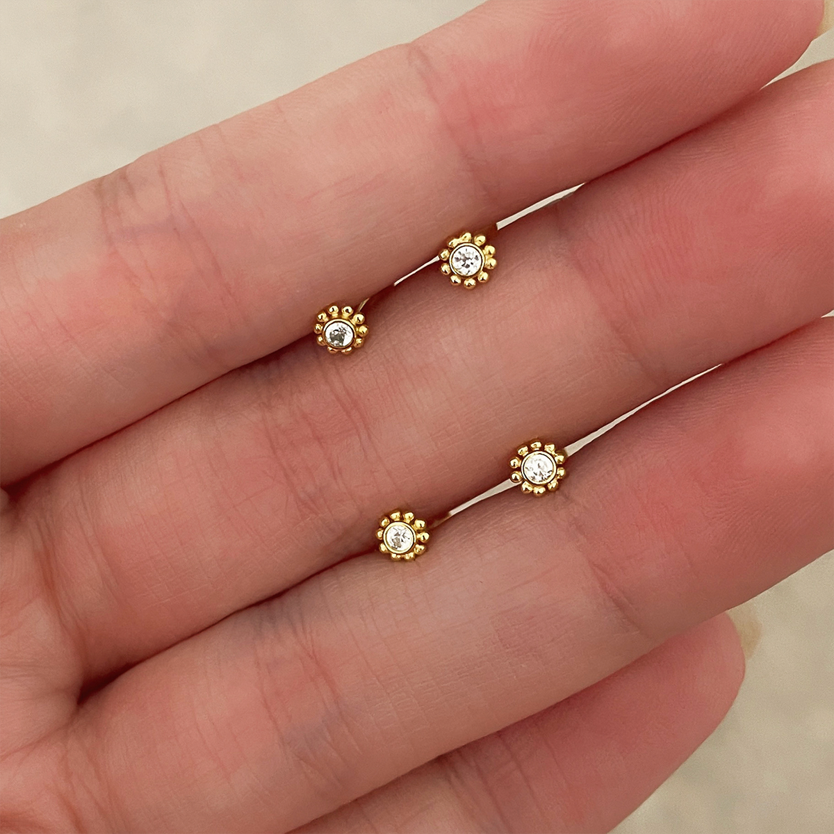 Polaris Gold Earring