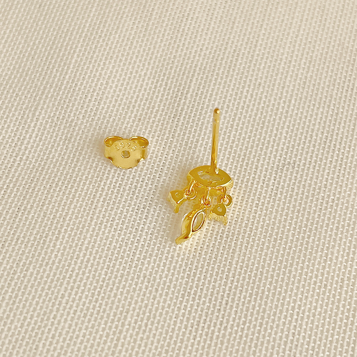 Gold Fairy Earring