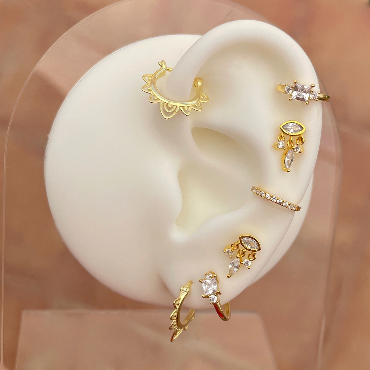 Axelia Gold Earrings