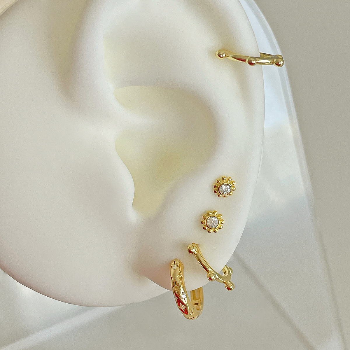 Polaris Gold Earring