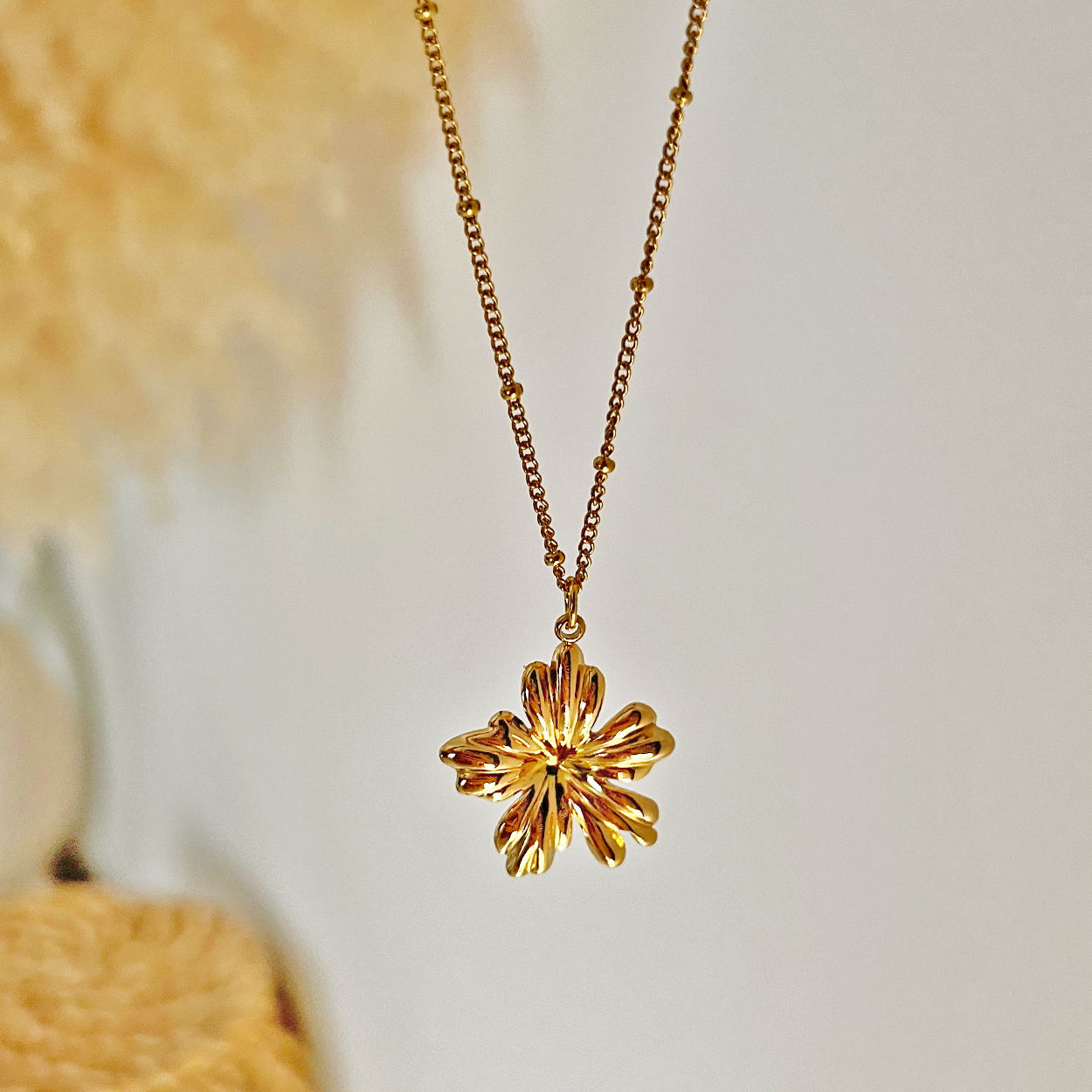 Gold Sun Necklace