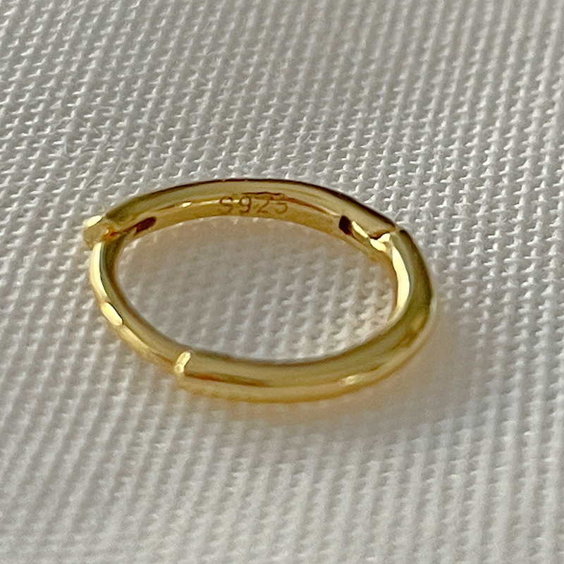 Mini Basic Gold Hoops - 5, 6, 7, 8, 9, 10, 11 and 12mm
