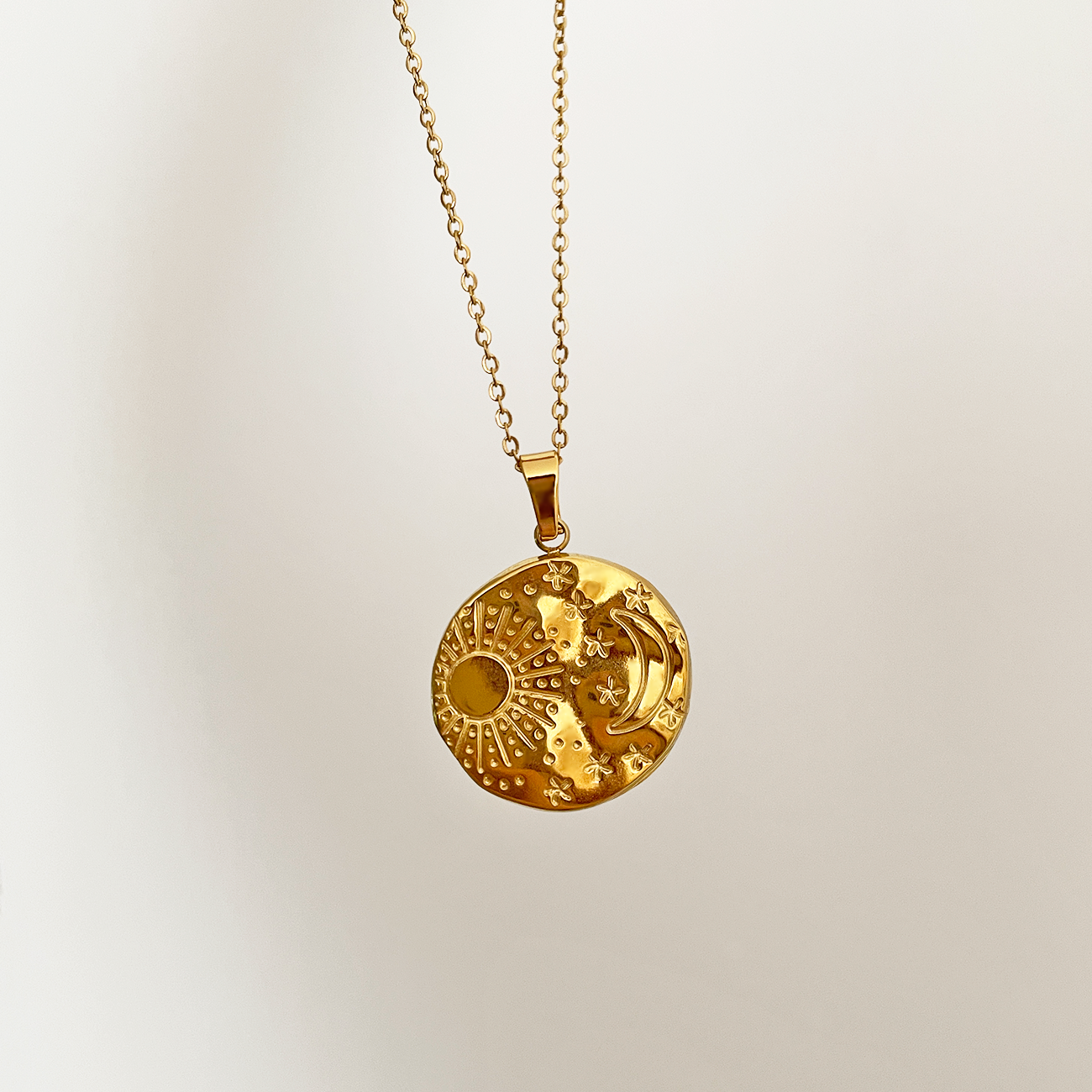 Gold Sun Necklace