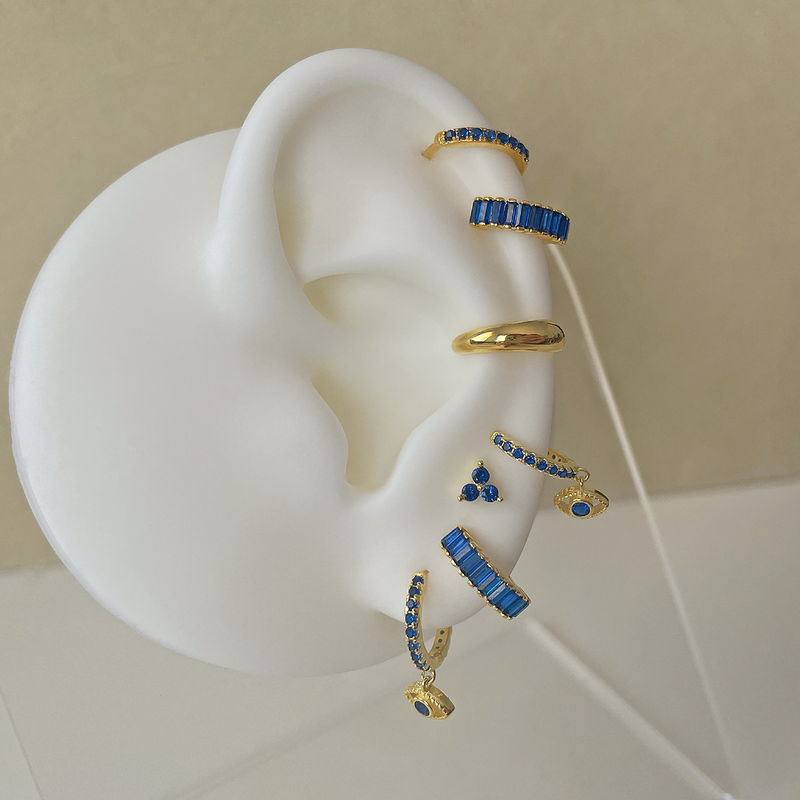 Ayla White Gold Earrings