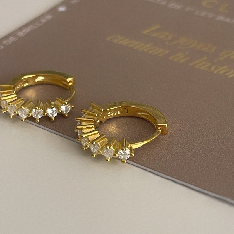 Axelia Gold Earrings