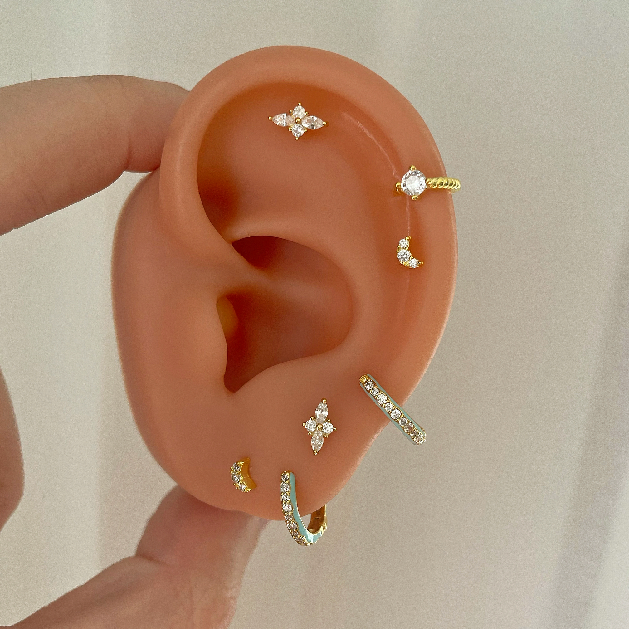 Pink Dea Hoops