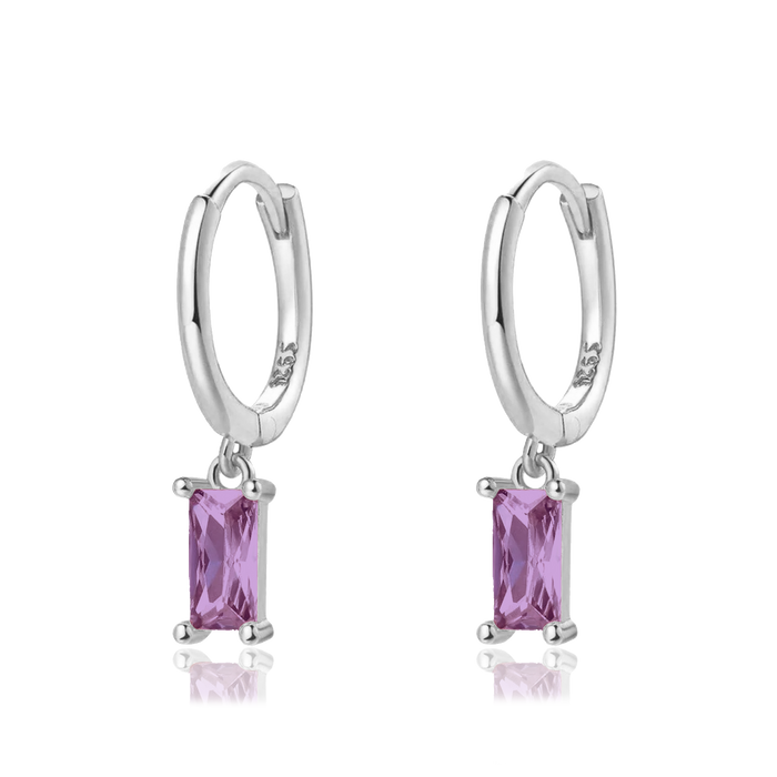 Aros Phoebe Lila Plata