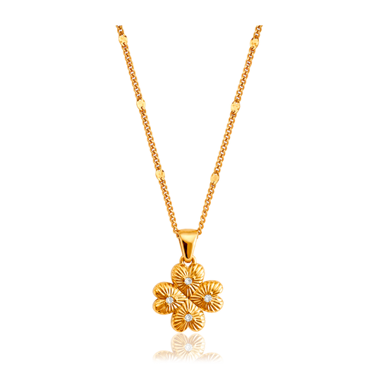 Gold Sun Necklace