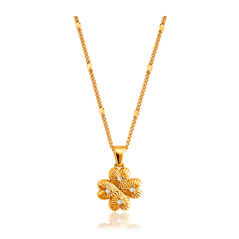 Gold Sun Necklace