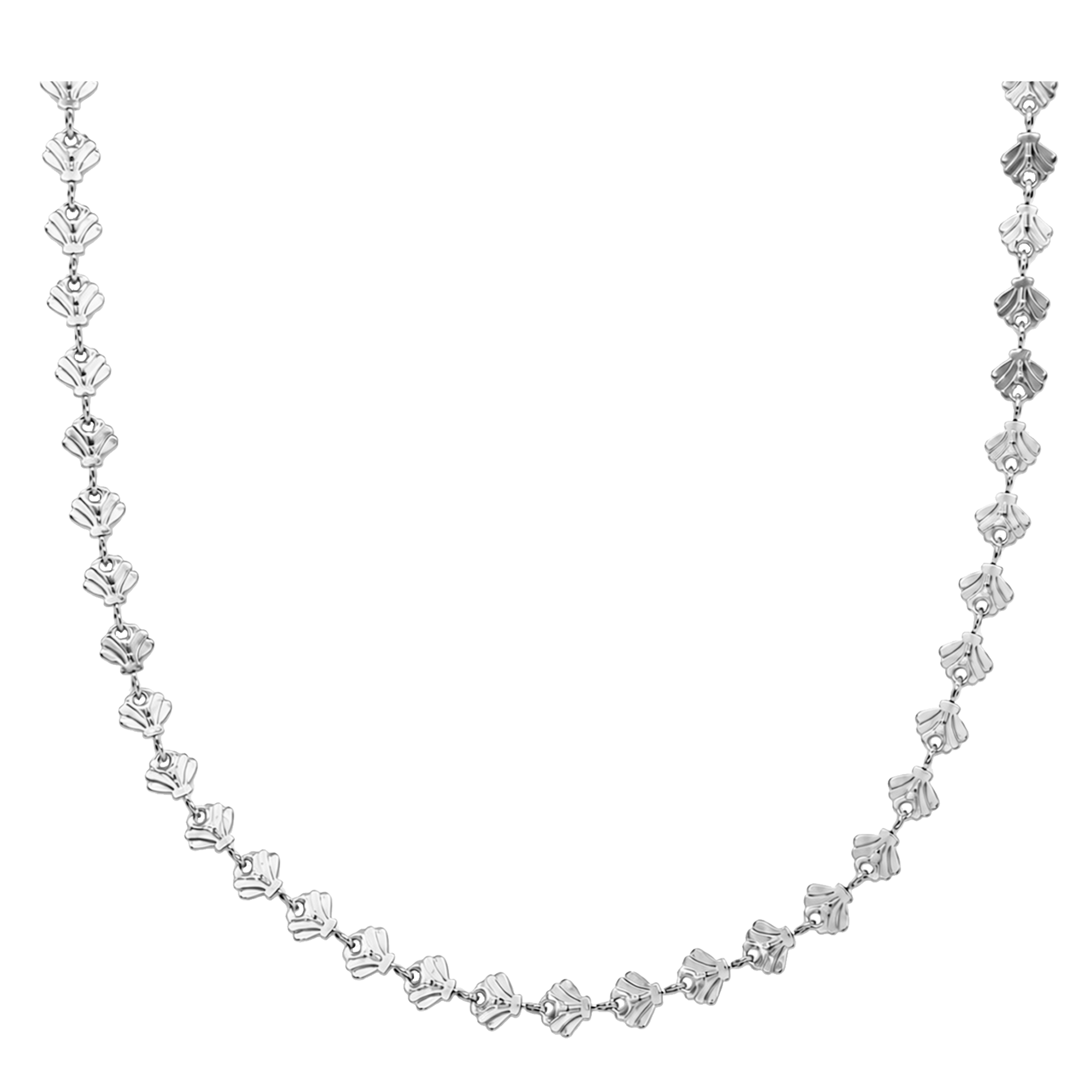 Choker Mini Shells Plata