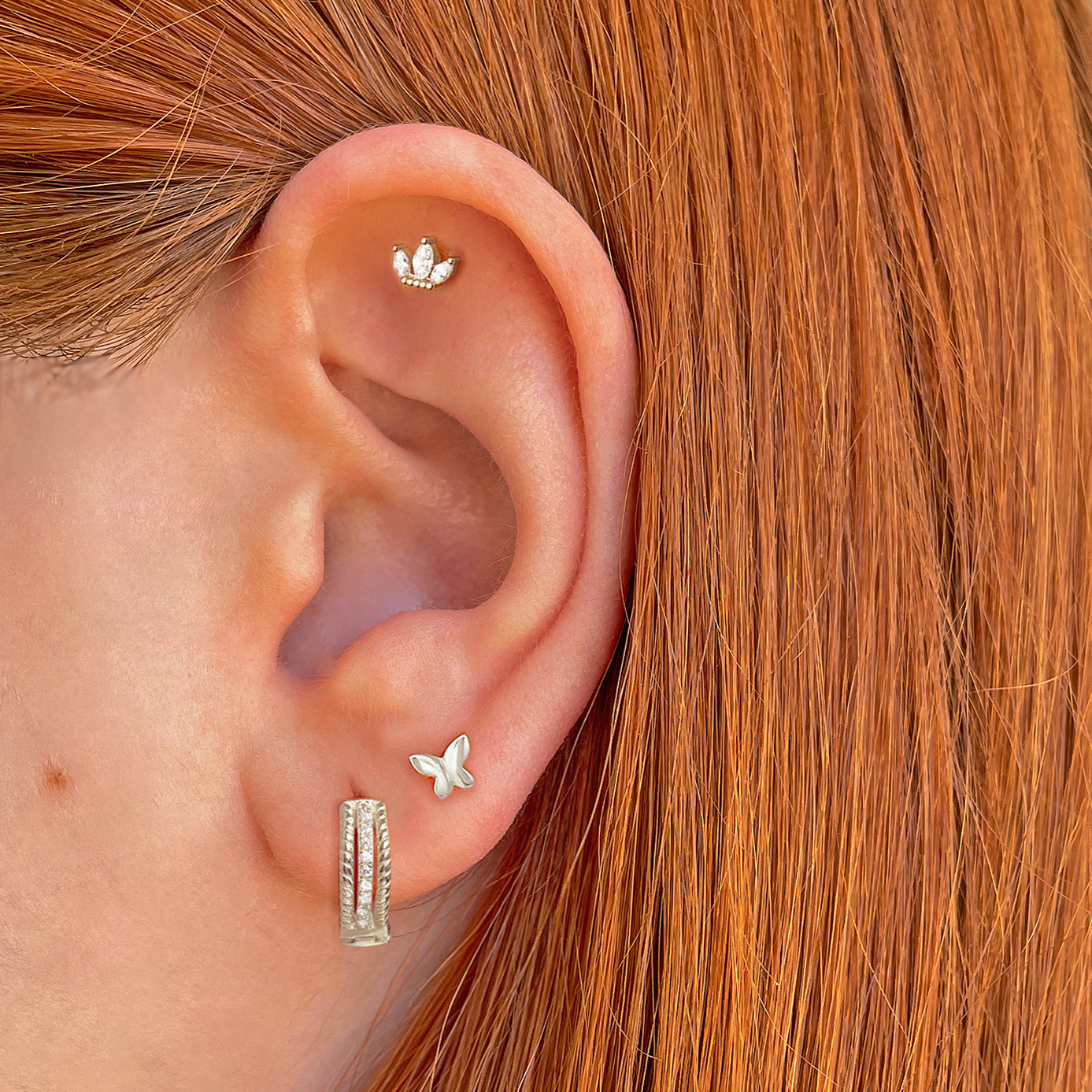 Axelia Gold Earrings