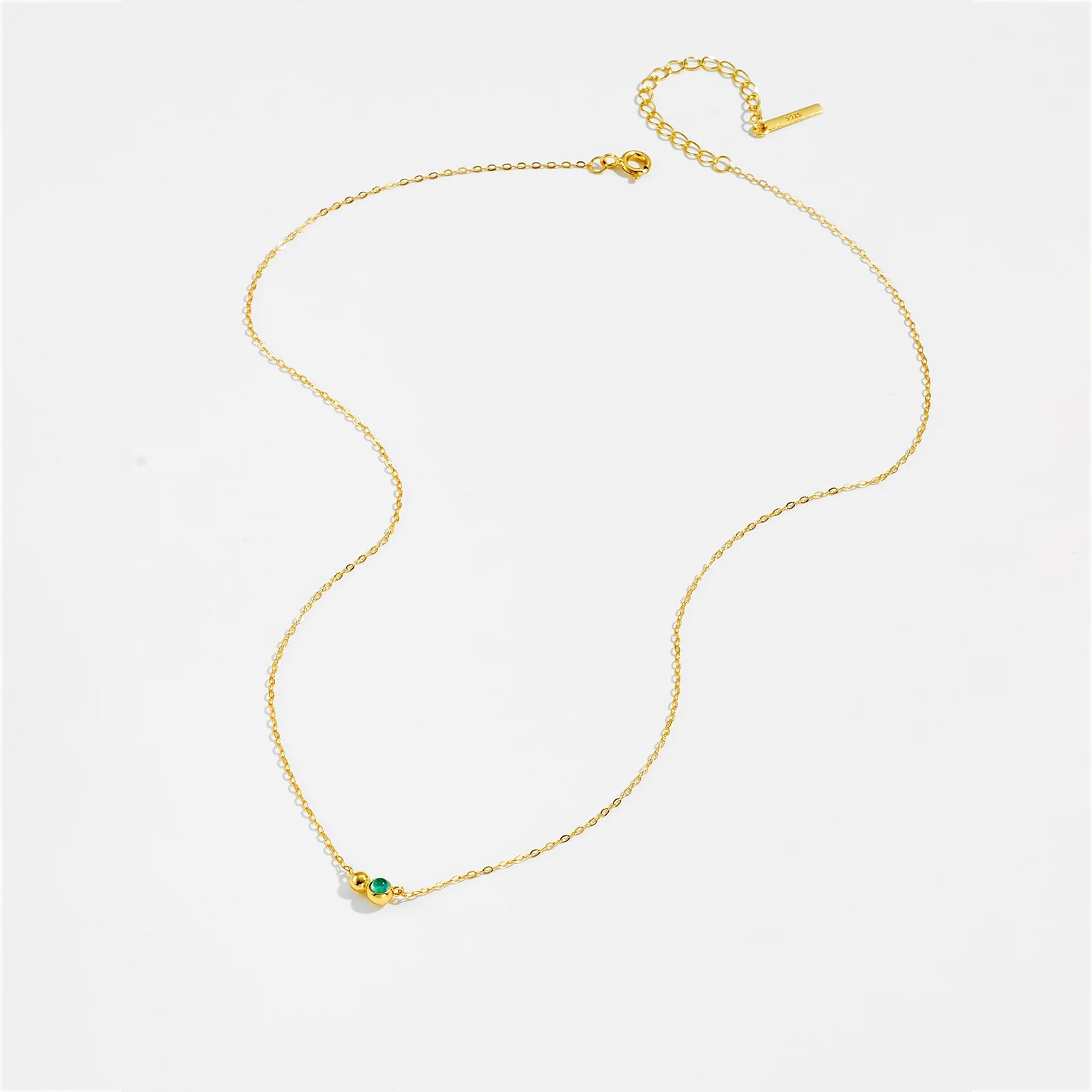 Collar Duora Verde Oro